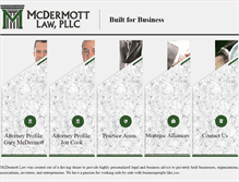 Tablet Screenshot of mcdermottlawpllc.com